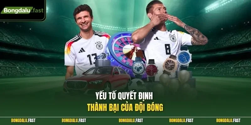 Yếu tố quyết định thành bại của đội bóng